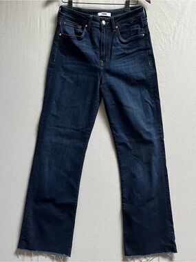 Mavi Victoria High Rise Wide Leg Frayed Hem Jeans 29